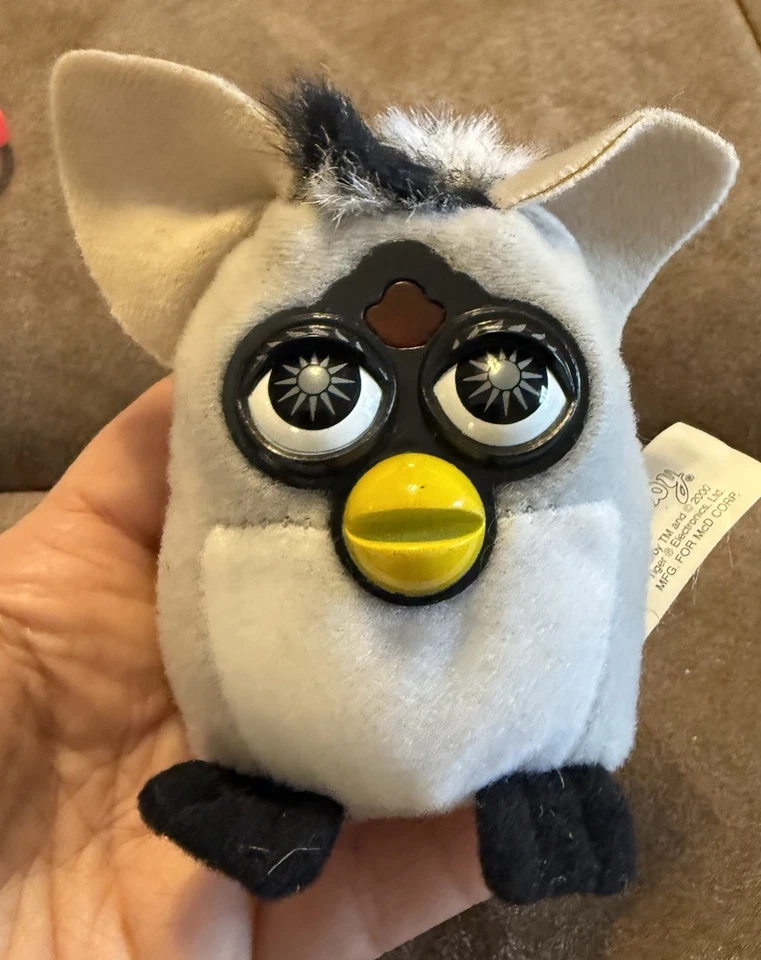 McDonalds Furby 2000 llavero de peluche clip juguetes lote de 4 Foto 4 de 4