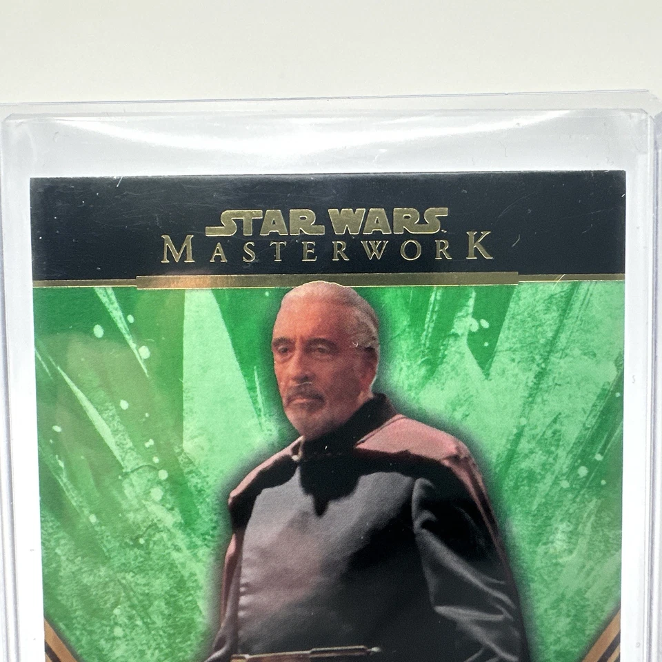 2024 TOPPS STAR WARS MASTERWORK Count Dooku - Green /99 - Image 2 of 4