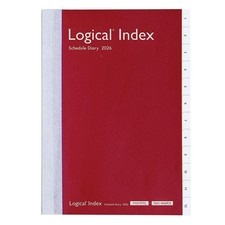Nakabayashi Logical Diary 2026 B6/Wine Red NSI-B624-26AWR