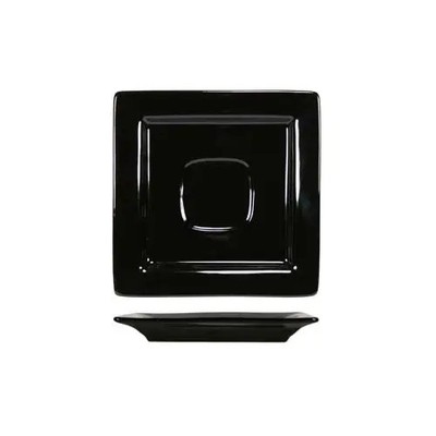 Elite Harvest Blackberry 5-7/8'' x 5-7/5'' Porcelain Saucer