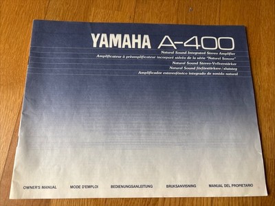 Yamaha Bedienungsanleitung A-400