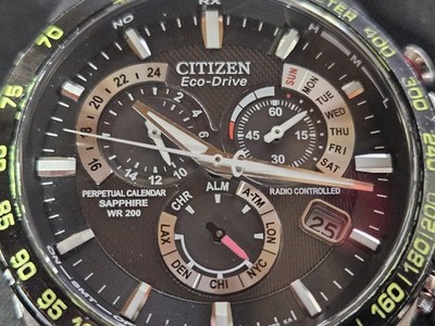 Citizen Eco-Drive GN-4W-S-12G Perpetual Calendar Sapphire WR 200