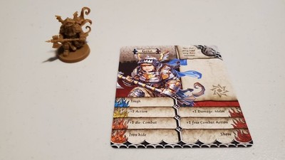 Massive Darkness 2 Darkbringer Gera with Zombicide Card
