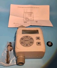 Sprinkler Timer, Programmable Irrigation Water Timer for Garden Hose, Solar/Batt