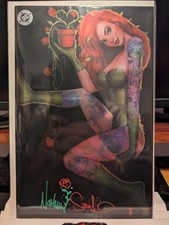 Harley Quinn #50 SIGNED Nathan Szerdy Foil Variant Art Poison Ivy W/COA - NM