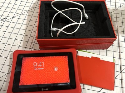 nabi2 Nv7a tablet Reset Red EUC