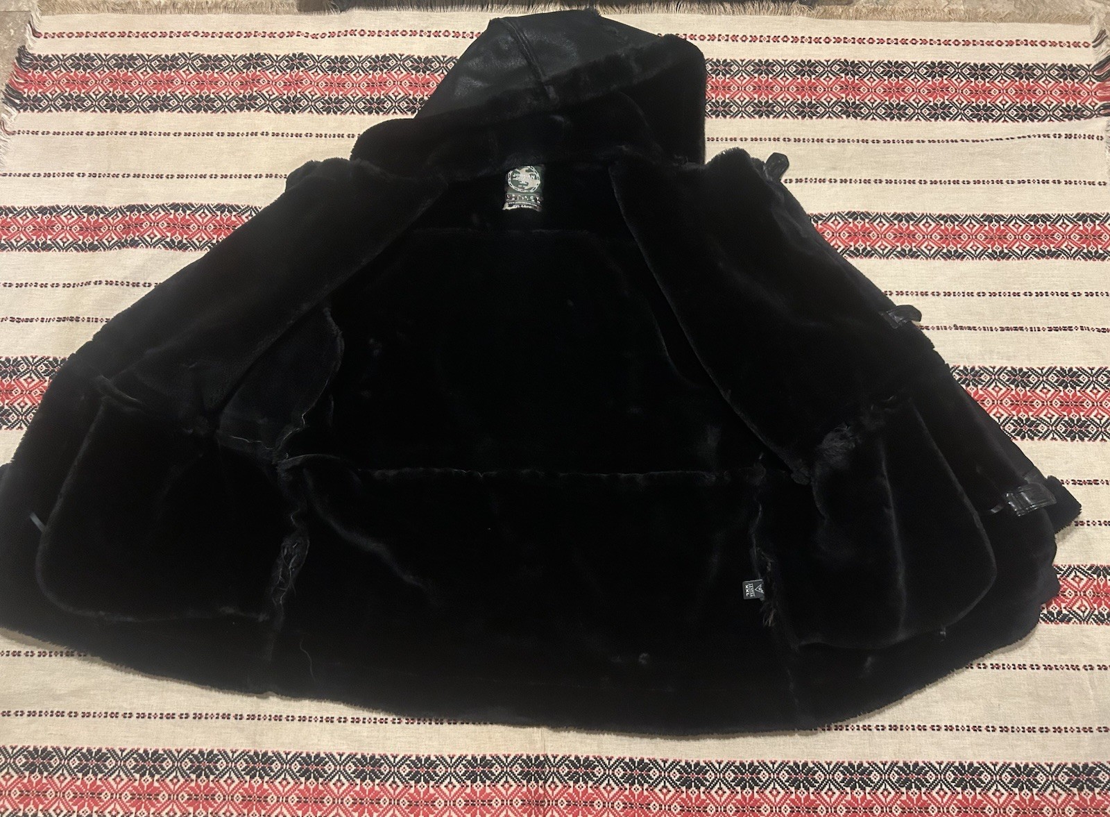 Jordan Craig Denali Shearling Jacket Sz 2XL Black