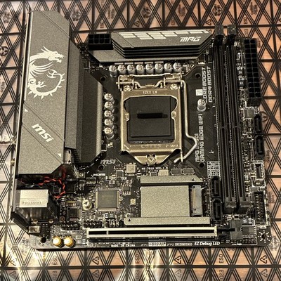 MSI MPG B560I GAMING EDGE WIFI Mini-ITX LGA1200 DDR4 M.2 PCIe x16 Noctua cooler!