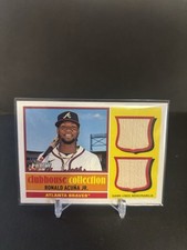 2025 Topps Heritage RONALD ACUNA JR Clubhouse Collection Dual Relic #CCSDR-RA