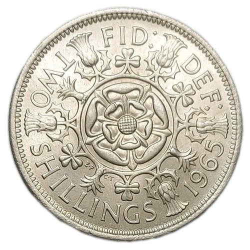 1965 Elizabeth II Florin — photo from the most recent tracked eBay sale