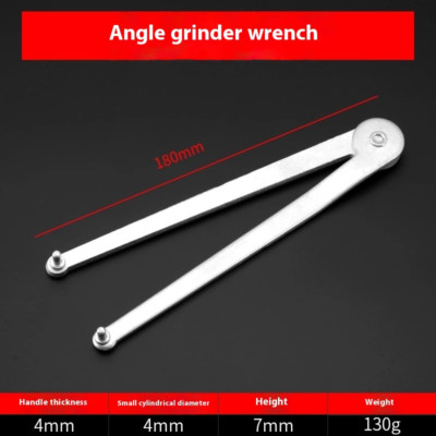 1pc Adjustable Pin Wrench Spanner Key for Angle Grinder Polisher Wheel Hubs