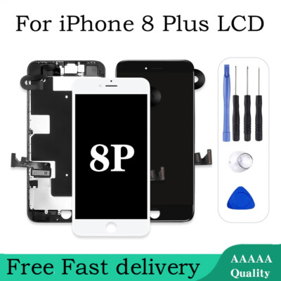 For iPhone 8 Plus LCD Screen Digitizer Complete Assembly Replacement Small Parts