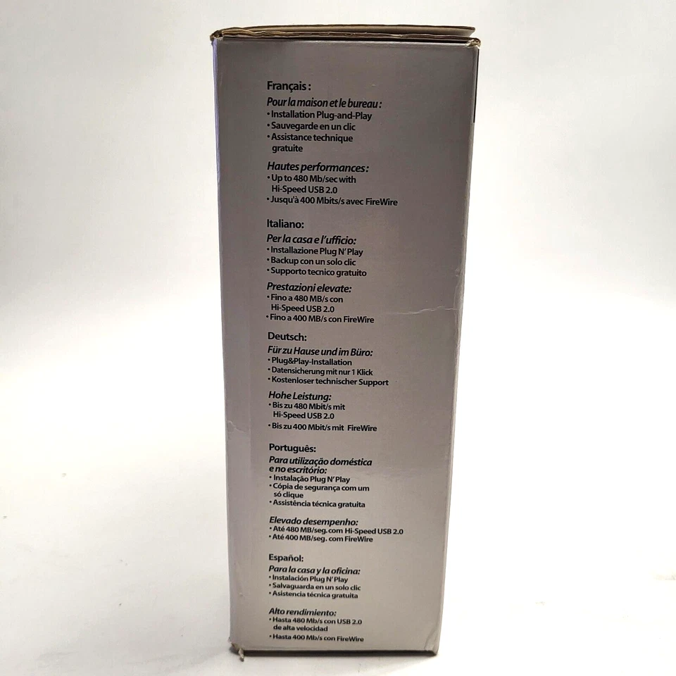 NEW SimpleTech SimpleDrive External Hard Drive 500GB USB 2.0 7200RPM HDD - Image 2 of 4