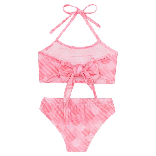 Kids Girl's Vest With Bottoms Set Athletic Swimwear Vacation Swim Outfit Cute - Picture 38 of 69