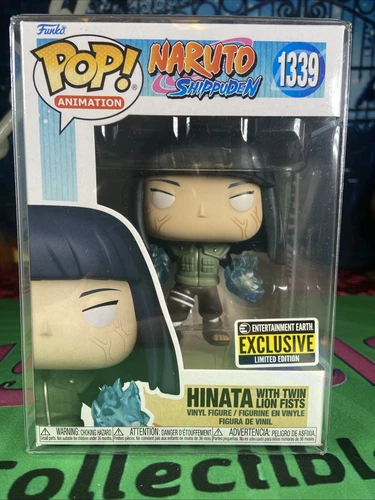 Funko Pop! Animation: Naruto Shippuden, Hinata With Twin Lion Fists #1339, EE Ex
