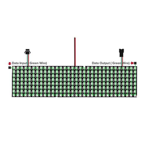 WS2812B RGB Flexible LED Panel Matrix Programmable Display Screen Accessories - Picture 6 of 14