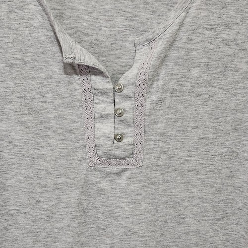 Liz Claiborne Women's XXL Gray Sleeveless Pajama Top Jersey Knit - Picture 3 of 4