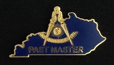 Masonic Kentucky Past Master Lapel Pin (KPM-1)