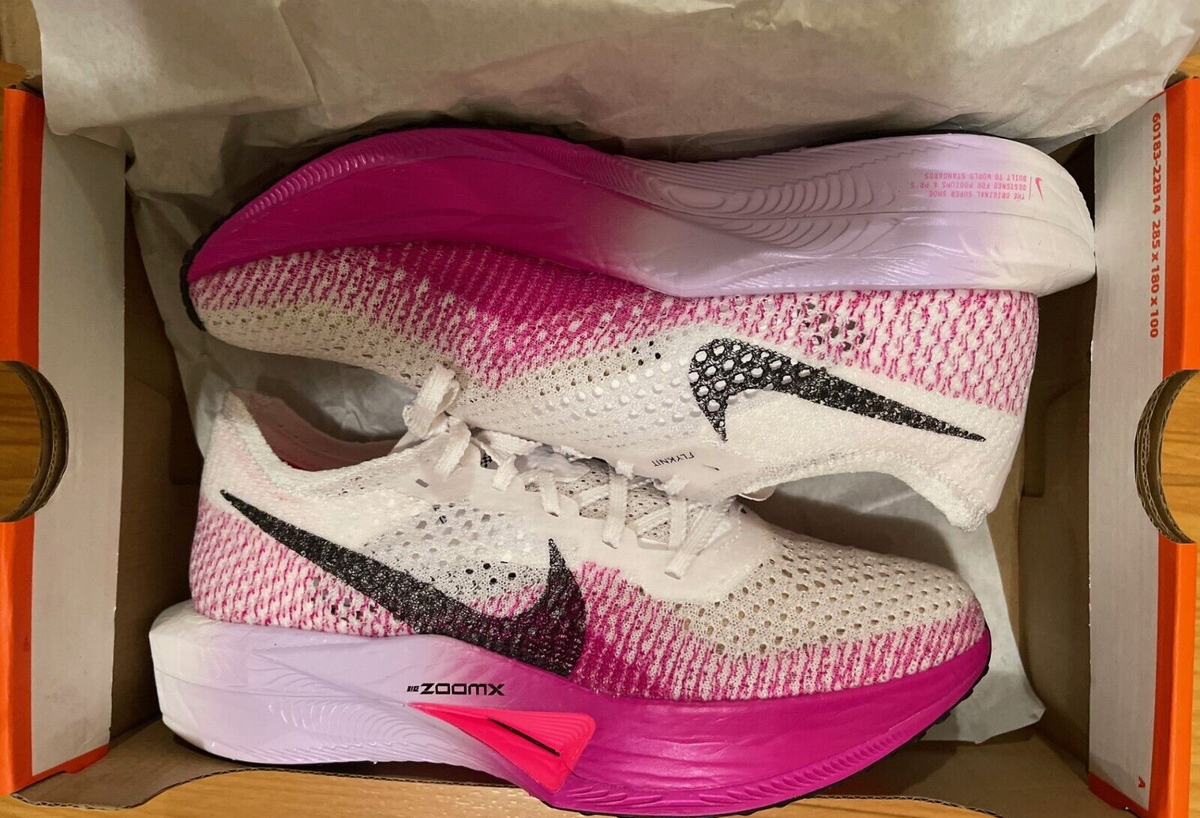 Size 5 - Nike ZoomX VaporFly Next% 3 White Vivid Purple