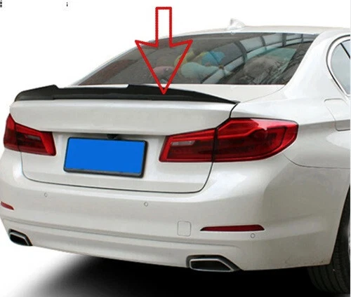 for bmw 5 g30 ducktail spoiler carbon rear trunk lip 2017-2022 m5 series Foto 4 de 4