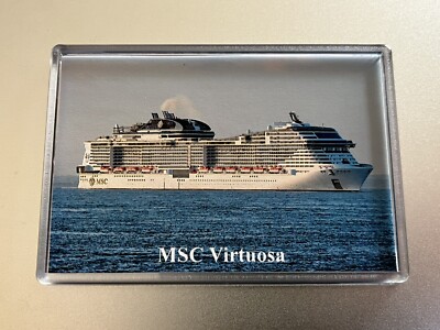 MSC Cruises MSC VIRTUOSA großer Kühlschrankmagnet Kreuzfahrtschiff c