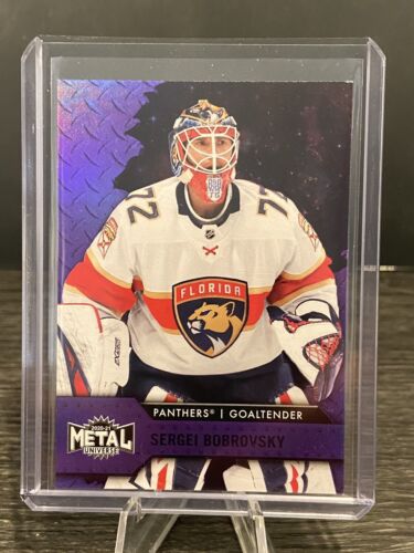 2020-21 UD Skybox Metal Universe Sergei Bobrovsky #rd 55/199 PURPLE - Panthers