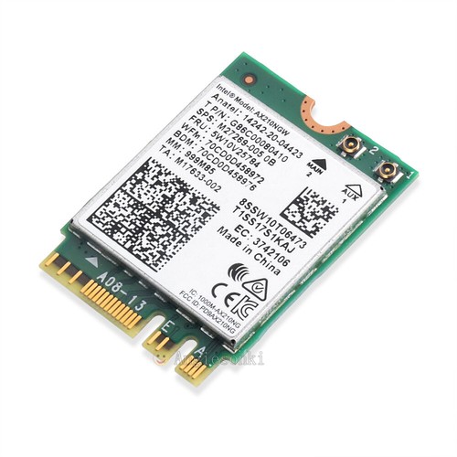 Intel AX210 Dual Band Bluetooth 5.2 Wifi 6E M.2 Card 3000Mbps Network Adapter - Picture 2 of 8