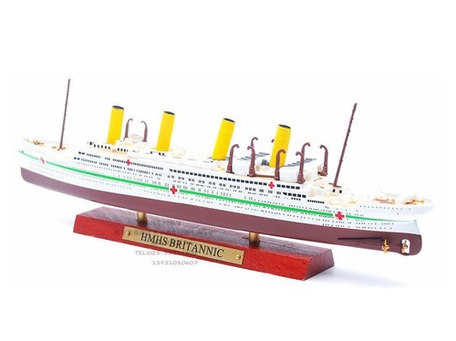 Atlas Diecast 1:1250 HMHS Britannic Cruise Ship Model Ocean Boat Toys - Picture 5 of 6