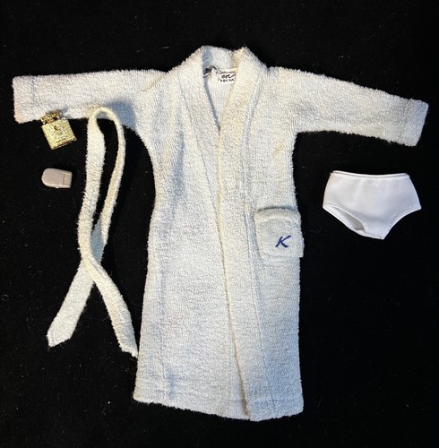 Ken / Barbie Mattel #784 Terry Togs Robe, Towel, Underwear, Razor & Cologne 1961