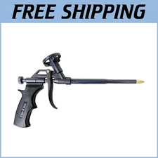 Manual Winding Polyurethane Foam Dispensing Gun, PTFE Coated for Less Waste