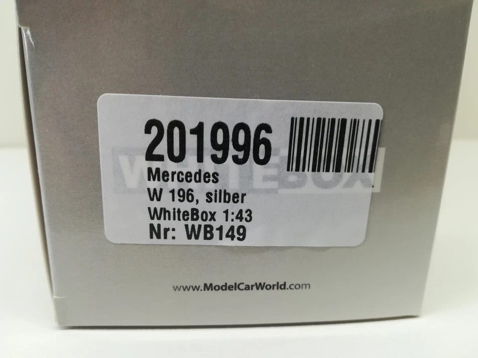 MERCEDES BENZ W196 - 1954 - Whitebox 1:43 - Immagine 4 di 4