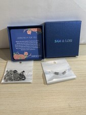 SAM LORI Stylish Eyeglass Chain for Women-Mask Holder Chain-Silver NIB