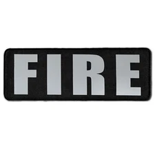Fire Patch – Ultra Reflective Hook and Loop Patch for Tactical Vest