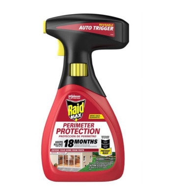 Raid Max Perimeter Protection Bug Killer Spray pests 30 fl Oz -3