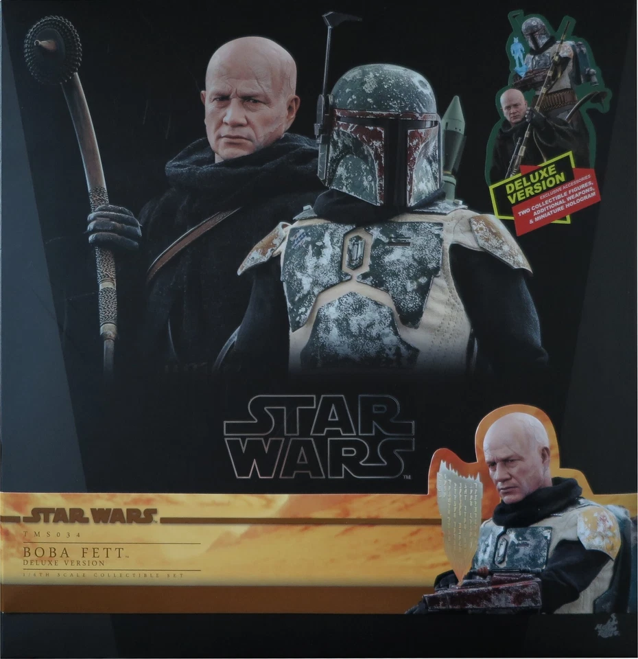 Star Wars The Mandalorian Boba Fett (Versión Deluxe) Juego Coleccionable TMS034 Nuevo Foto 3 de 4