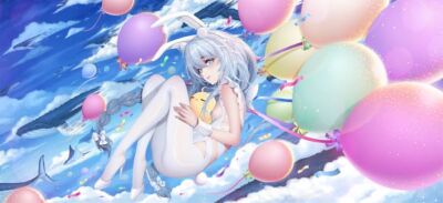 Azur Lane le malin listless lapin balloon manjuu Custom Gaming Mat Desk 10645