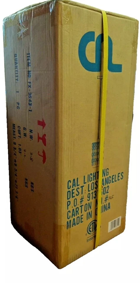 Cal Lighting Braccino Chained Light 9" Iron Chandelier (NO Bulbs) $269 Retail - Image 3 of 4