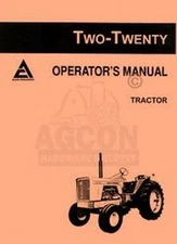 ALLIS CHALMERS 220 Two Twenty Owner Operators Manual AC