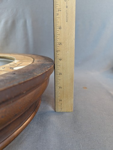 Antique 1870's Walnut Deep Shadow Box Picture Frame 13"W X 15"H Complex w/ Glass - Picture 17 of 19