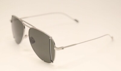 Saint Laurent Titanium SL 193 T CUT 001 Silver/Dark Grey