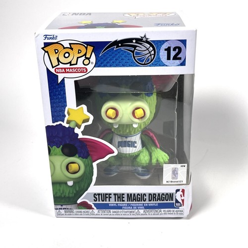 Funko Pop! NBA Mascots - Stuff the Magic Dragon New! Damaged Box w/ Protector
