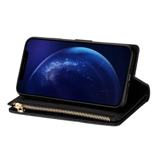 Glitter Wallet Case Strap Zipper Card Flip Cover for Huawei P40 P30 P20 Lite Pro - Picture 17 of 33