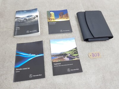 MERCEDES C-KLASSE 14-17 VORFACELIFT W205 BETRIEBSANLEITUNG HANDBUCH MIT GELDBÖRSE