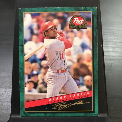1994 Post Cereal Collection Barry Larkin #12 Of 30 Cincinnati Reds