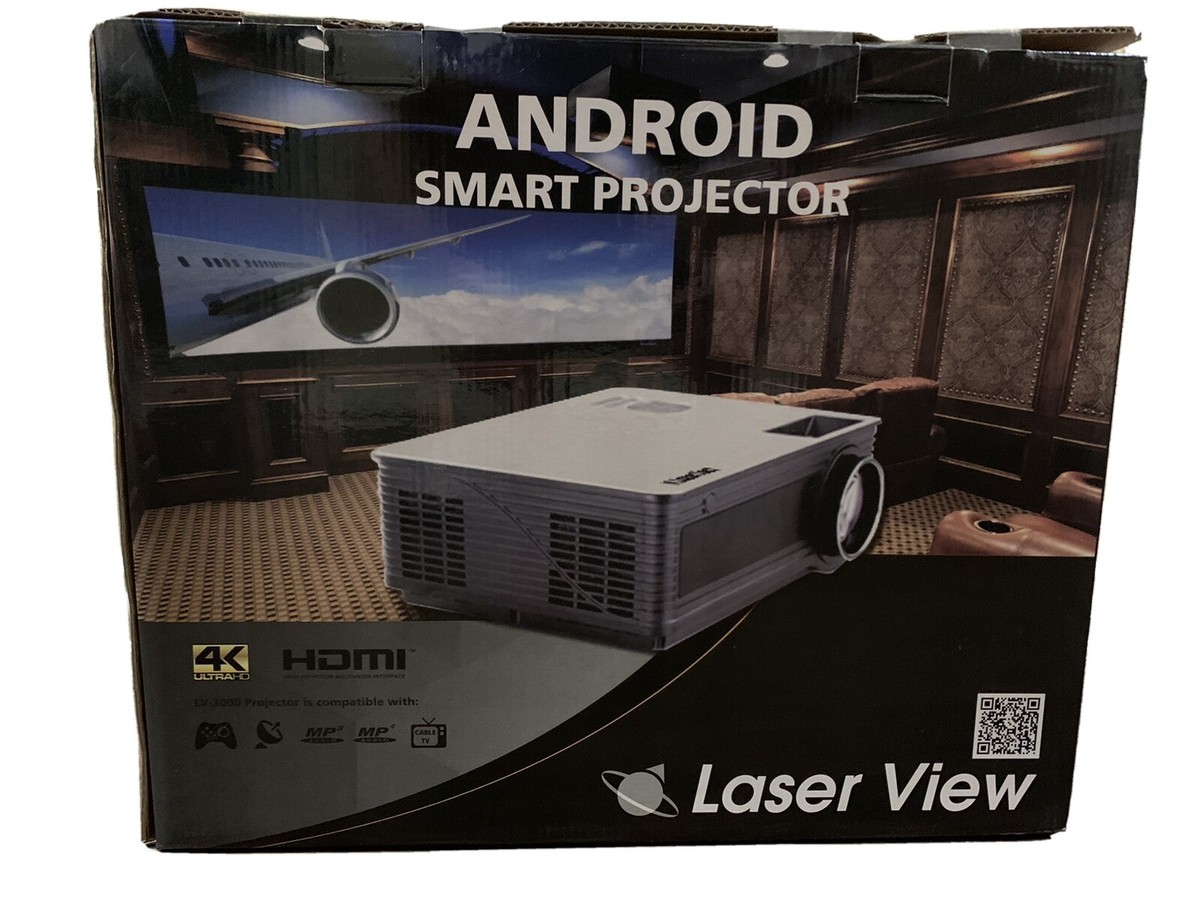 【未使用品】Smart Android Cinema Projector Amazon.com: Smart WiFi LED Projector Bluetooth Audio, 4K