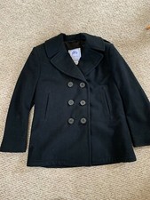 Navy Wool Pea Coat