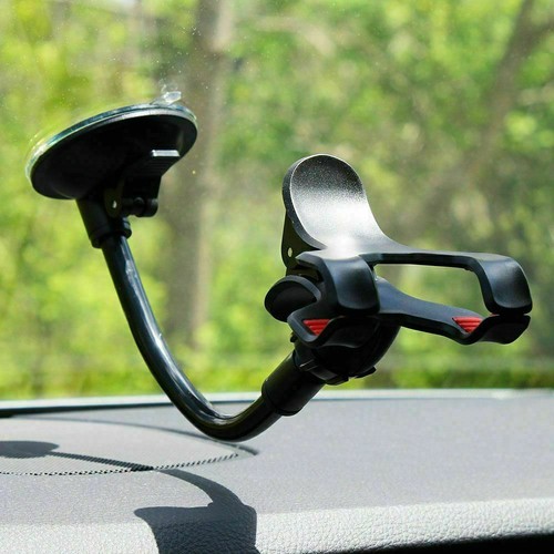 Soporte Celular Para Carro Universal Ajustable Al Espejo Retrovisor Por Clip GPS - Photo 6 sur 7