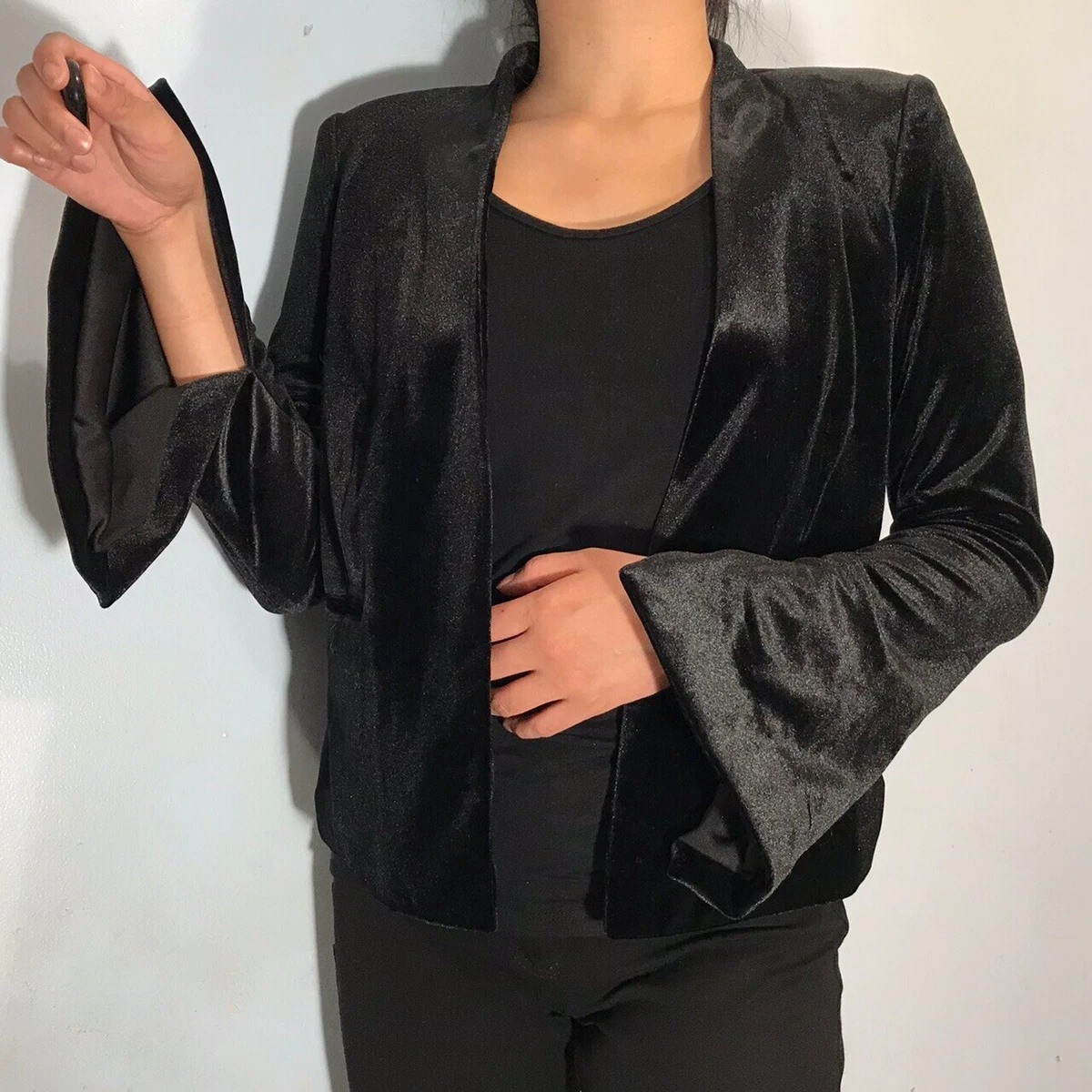 Calvin klein velvet jacket womens cheap