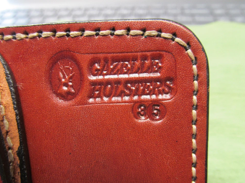 Funda de bolsillo de cuero Gazelle derecha para Ruger LCP original Foto 2 de 4
