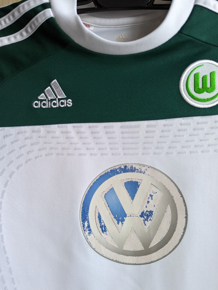 adidas VfL Wolfsburg Jersey 2010 2011 Home Boys 11-12y Shirt
